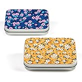 Aaymoous 2Pack Dental Floss Portable Case,Refillable travel floss picks case and Floss Pick Dispenser,Perfectfor Travelling,Dinners Drug Storage,Candy Storage