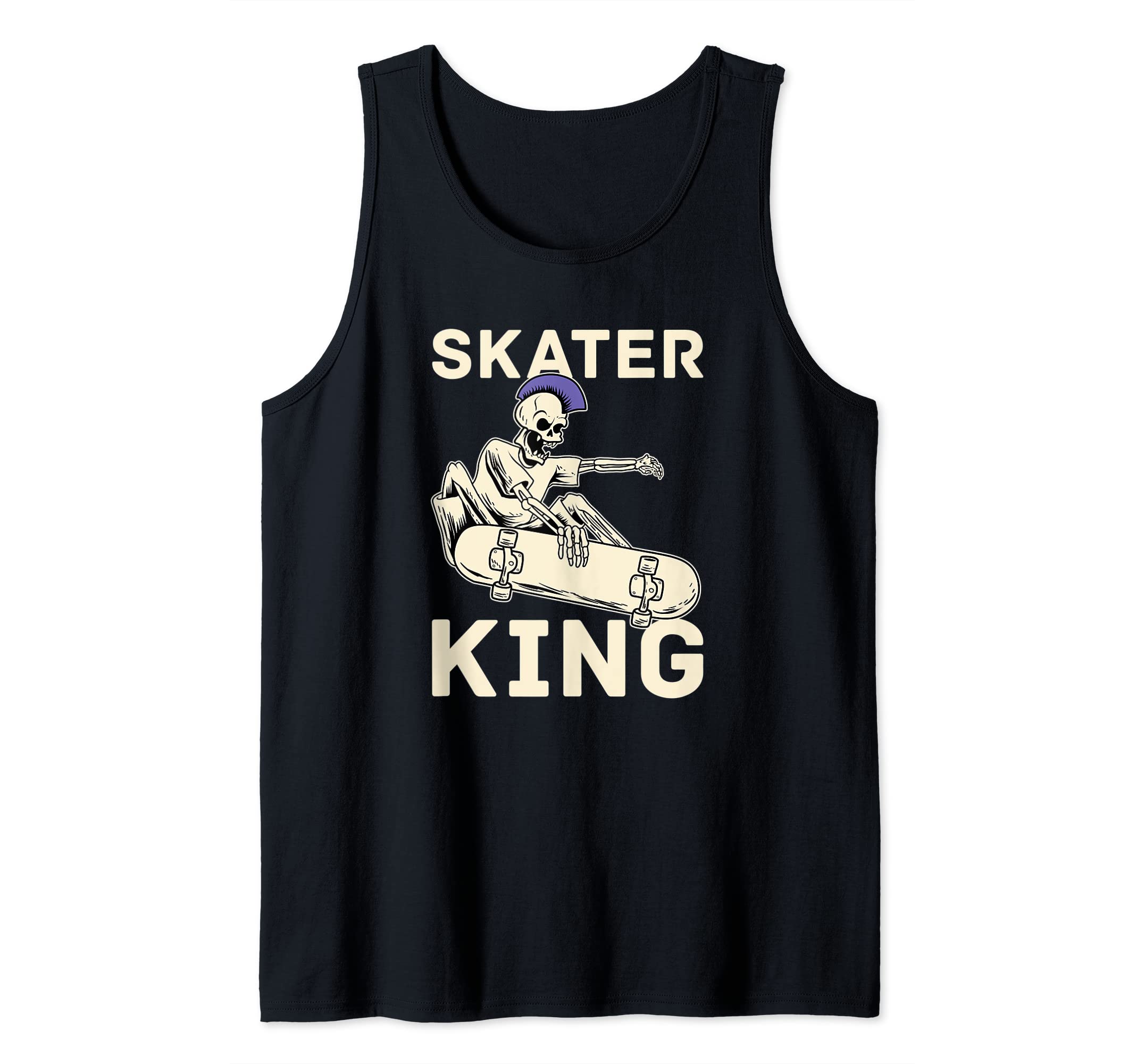 Skateboard Skateboarder - Skateboarding Skate King Skater Tank Top