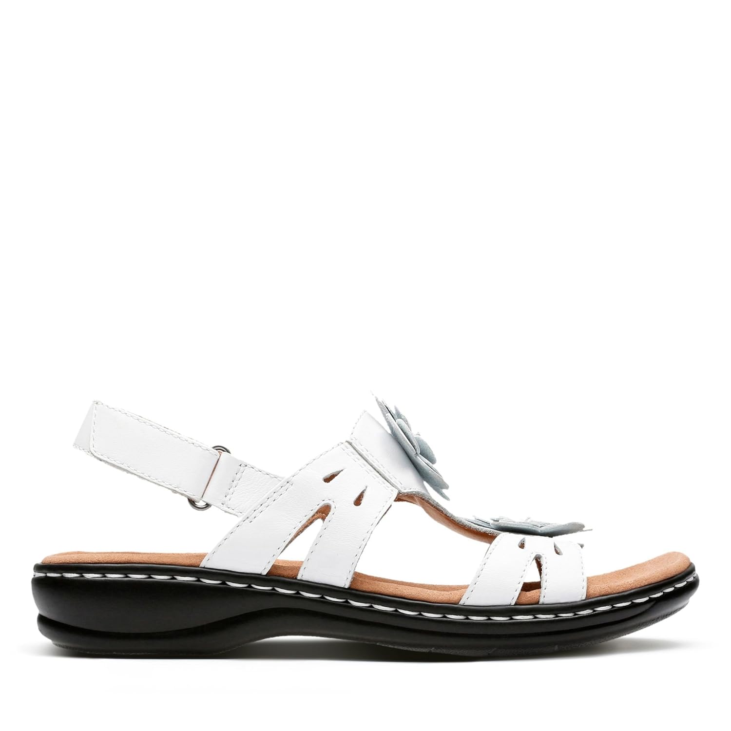 clarks white sandals