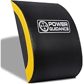 ABMAT Sit-Up Mat – Original Abdominal Trainer For Full Range Sit-Ups, Crunches, Core Workouts, Black Vinyl