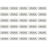 PATIKIL 30pcs Word Charm Mini Word Pendant Charm Bulk Engraved Metal Instrument Notes DIY for Jewelry Making Bracelets