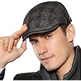 Sumolux Mens Newsboy Cap Winter Beret Hat Cabbie Flat Cap