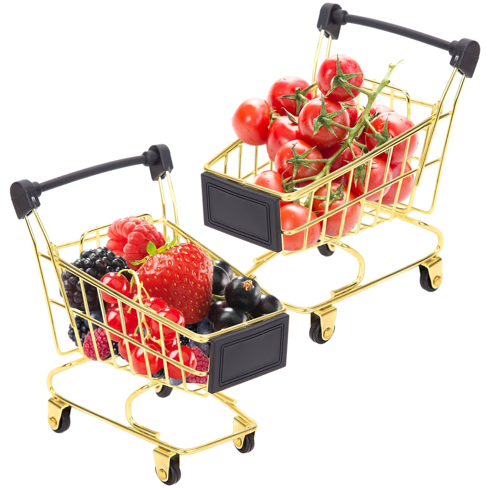 Mua DomeStar 2PCS Mini Shopping Carts, Mini Grocery Cart Toy Shopping ...