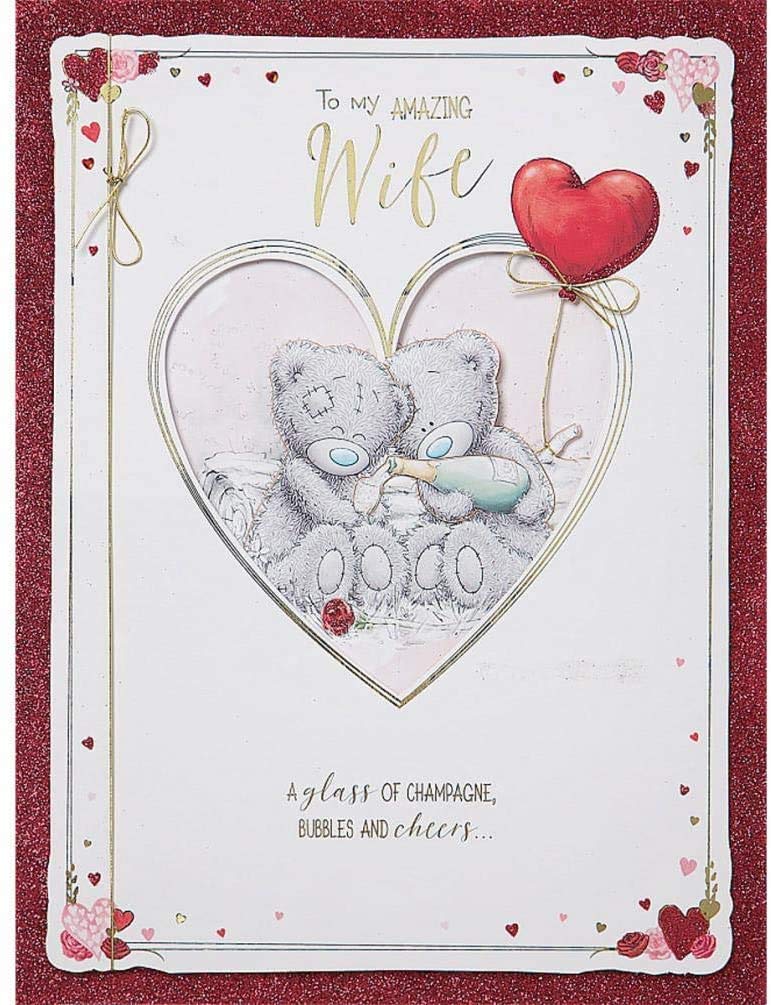 Me To You Bear Amazing Wife Valentine's Day Boxed Card