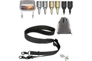 LKTOP Lanyard Neck Strap+Joysticks for DJI 𝗥𝗖 𝗣𝗿𝗼 Controller, 50-63'' Lanyard Remote Controller Sticks for DJI Mini 3 Pro, Air 2S, Mavic 3/Pro/Classic/Cine Drone Accessories (1 Pcs+3 Pairs)