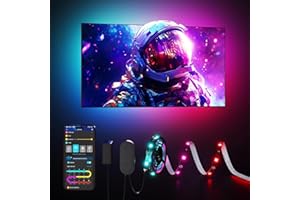 Govee TV LED Backlight Strip, RGBIC Smart LED Backlight for 40-50inch TVs, Music Sync, Wi-Fi Bluetooth & App Control, Works w