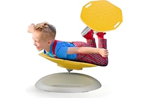 FINCOME Sensory Spinning Chair for Autistic Kids, Kids Swivel Chair, Spinning Sensory Chair for Improve Physical Coordination