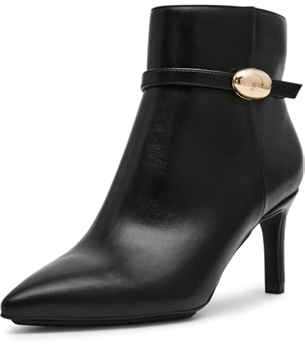 Amazon.com | Anne Klein Women's Annabelle Black Smooth 5.5 Medium