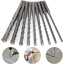 Free Shipping 5Pcs 5-12mm SDS PLUS 160mm Length Electric Hammer 4 Cutter Carbide Drill Bits For Concrete Wall Granite Masonry - View #5
