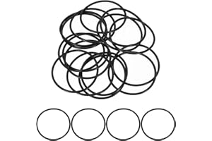 uxcell 25Pcs AS-136 O-Rings, Nitrile Rubber O-Rings 2" ID, 2-3/16" OD, 3/32" Width Round Sealing Gasket for Automotive Machin