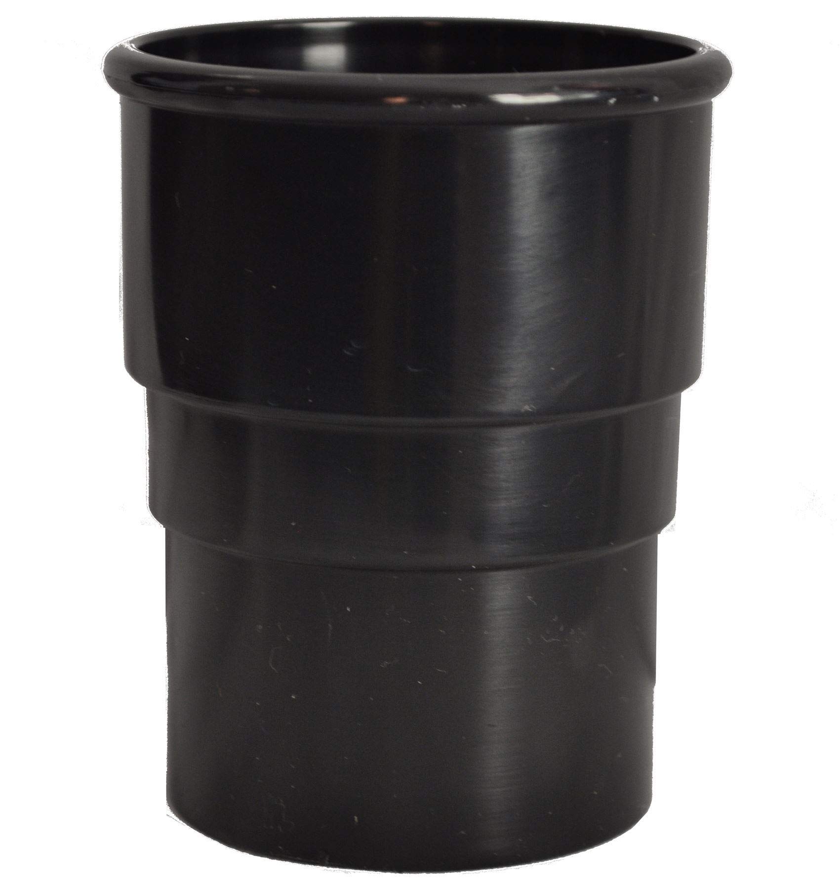 Round Downpipe Coupling - Black