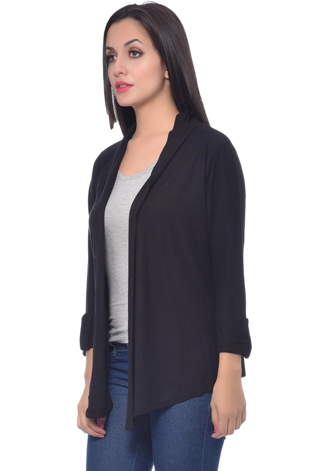 frenchtrendz women viscose crepe shrug