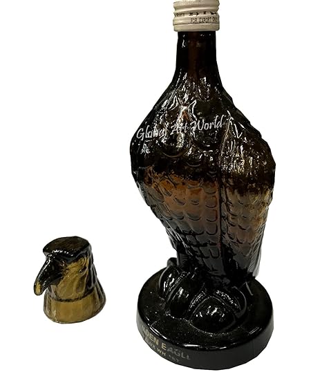 Global Art World Rare Golden Eagle Genuine Antique