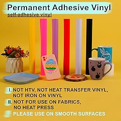 HTVRONT Turquoise Permanent Vinyl - 12" x 14 FT