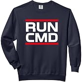 Computer Scientist Run CMD Programmer Sys Admin Gifts Comfort Colors Adult Sweatshirt