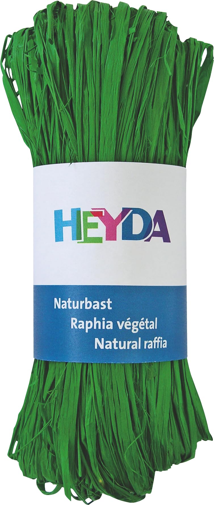 HEYDA Natural Raffia, Apple Green