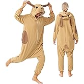 MAJ&COS Animal Onesies Animal Pajamas Onesie Adult Cartoon Cosplay Christmas Costume For Women Men