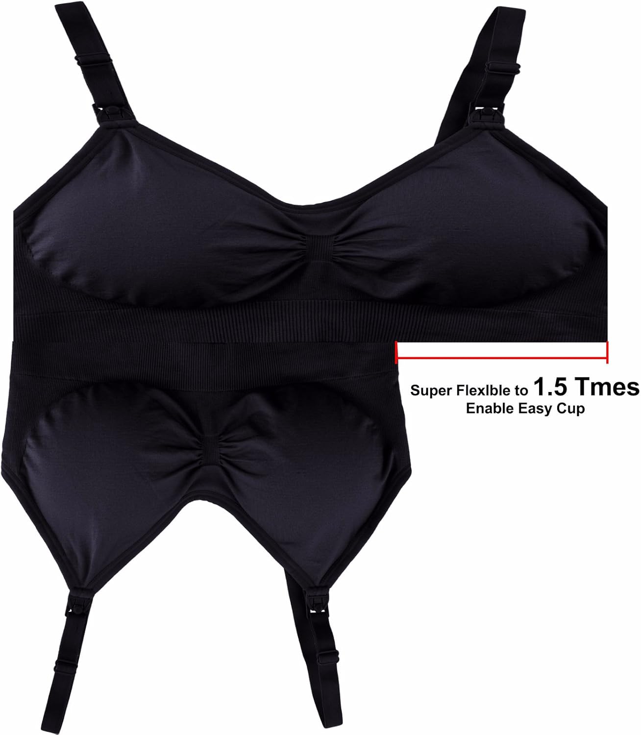 DAISITY Womens Seamless Sleep Nursing Bra for Breastfeeding Clip Down Maternity Bras Pack of 3 at  Women’s Clothing store