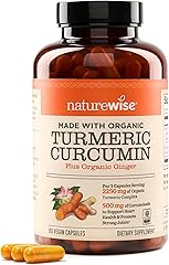 NatureWise Curcumin Turmeric 2250mg - 95% Curcuminoids & BioPerine Black Pepper Extract for Advanced Absorption - Daily Joint