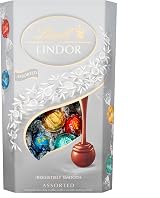 Lindt Lindor Silver Assorted Chocolate Truffles 600g Box 48 Balls