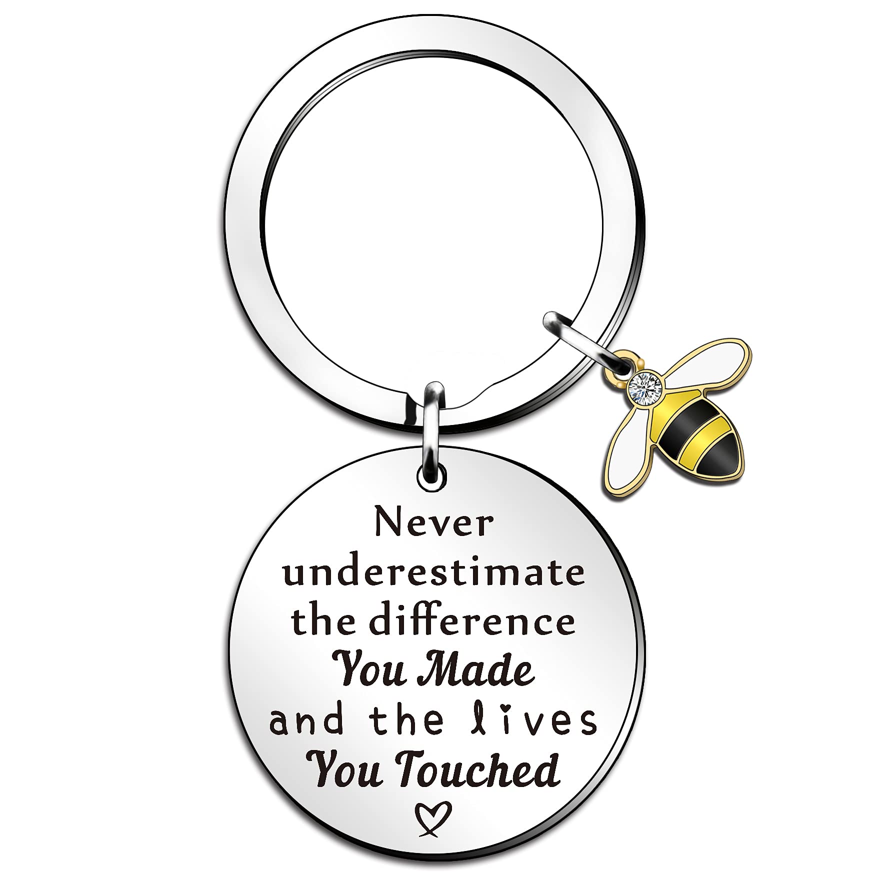 SMARGO Leaving Gifts for Colleagues Retirement Gifts for Women Men Thank You Colleague Keyring for Women Men Birthday Christmas Thanksgiving Day Gifts