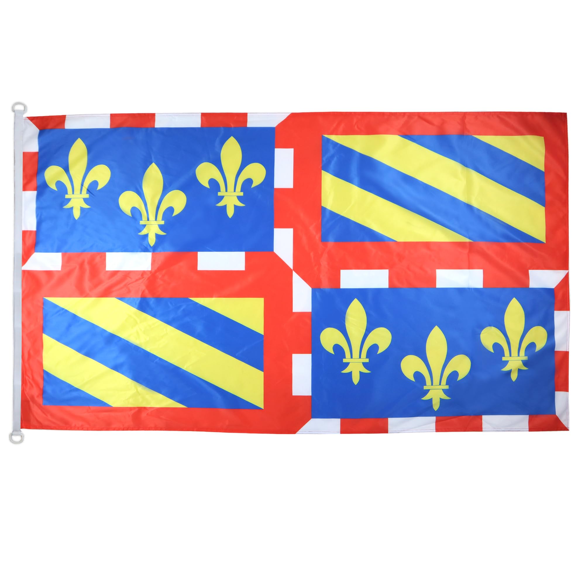 AZ FLAG - Burgundy Flag - 3x5 Ft - For Outdoor - French region of Bourgogne Banner Knitted Polyester with Two Plastic Rings - Fade Resistant - Vivid Colors - 3' x 5' Feet - 150x90 Cm