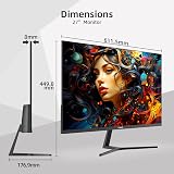 CHiQ 27F650R 27 Inch Monitor IPS 100Hz FHD 99% sRGB Type-C HDMI DP VGA view 3