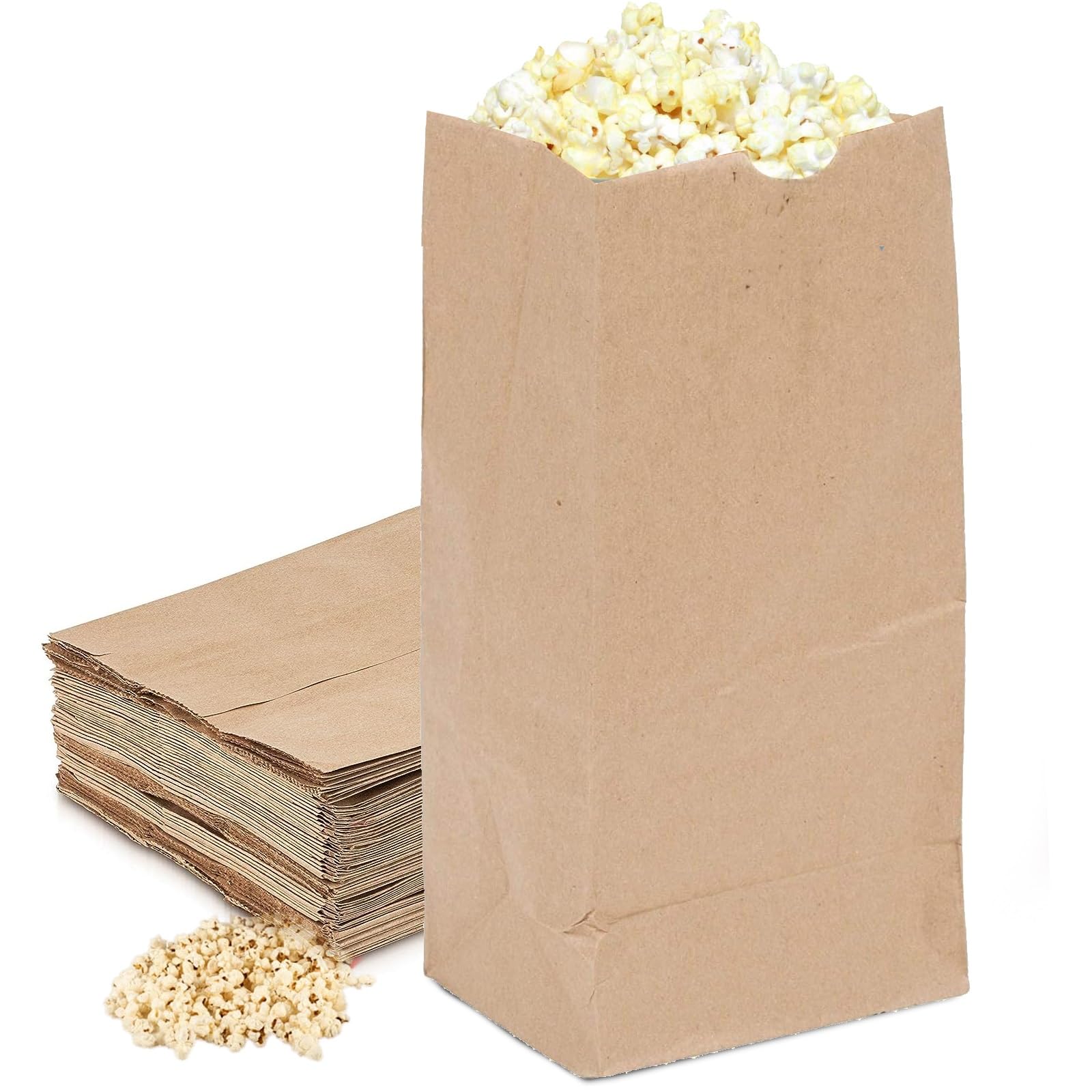 Photo 1 of 1lb Brown Bags- Pack of 500ct