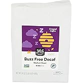365 by Whole Foods Market, Buzz Free Decaf Ground Coffee, Medium Roast, 24 Ounce
