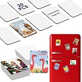 20Pcs Sublimation Magnets Blanks Square Fridge Magnets (2.95" x 3.93") | Personalized DIY Craft Gifts Sublimation Magnets Bla