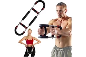 Evolve Mart Twister Arm Trainer–2 Adjustable Resistance Levels 30-120lb, Arm Trainer for Men & Women with Comfortable Grip, Home Gym Equipment Chest Exerciser for Upper Body Strength, Muscle Building