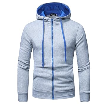 Amazon Co Jp かっこいい 切り替え ジッパー パーカー メンズ フード