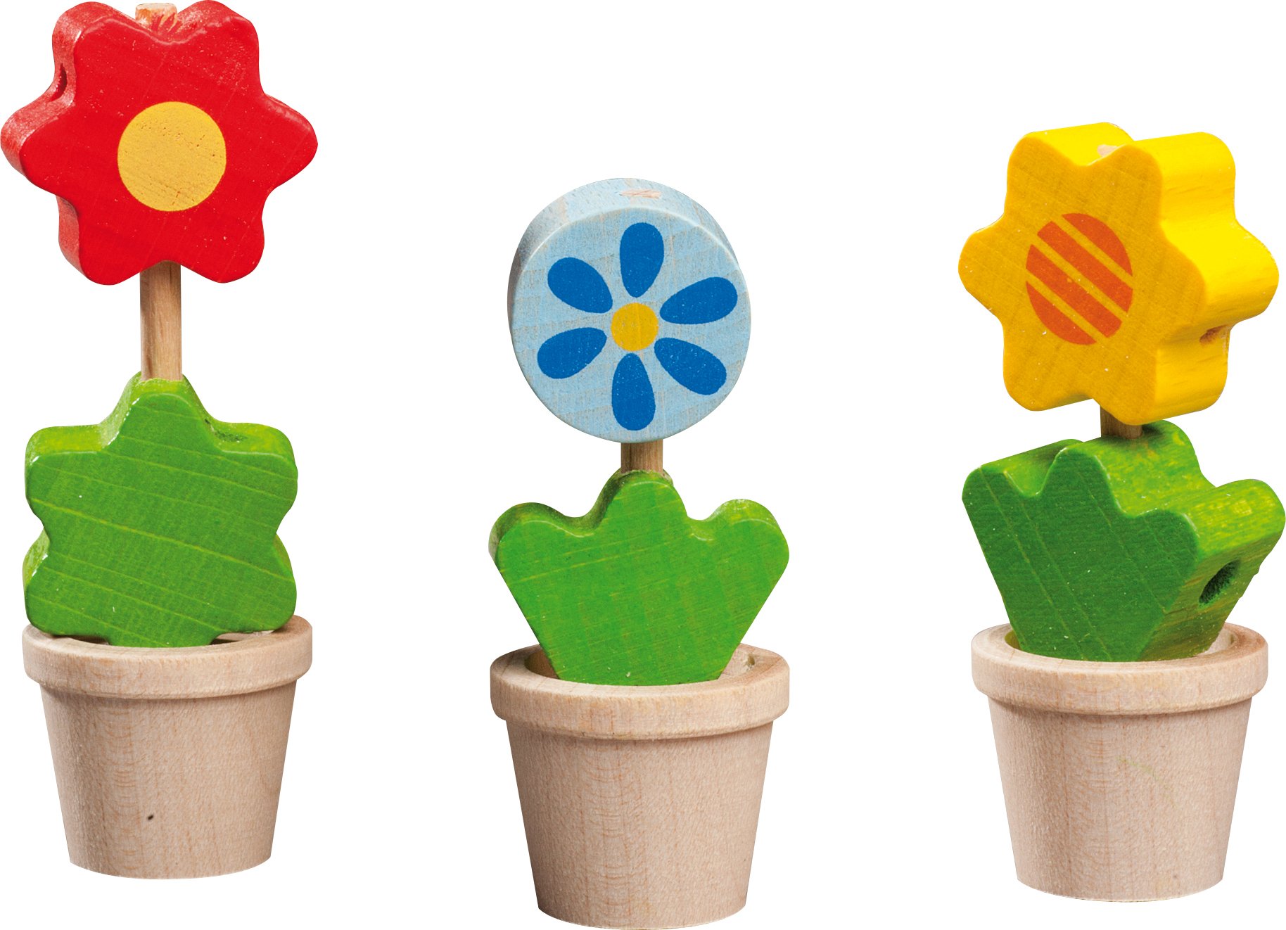 Rulke Rulke21671 3 Flowers and 2 Green Plant Toy