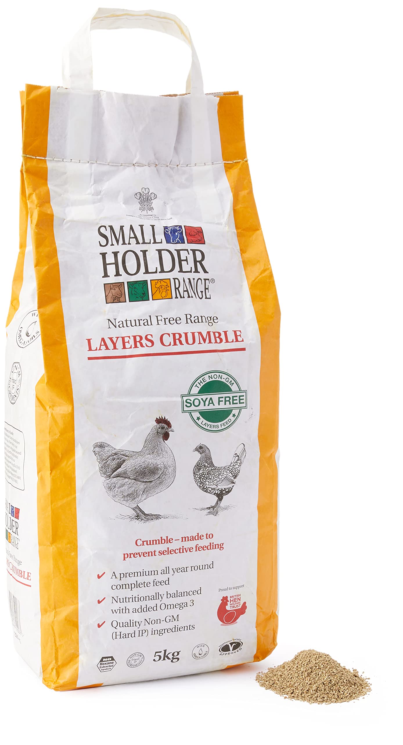 Allen & Page Layers Crumble Complete Poultry Feed, 5 kg