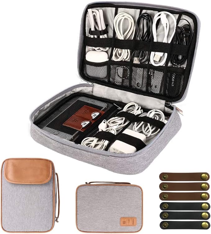 Cable Organizer Bag,Travel Electronic Organizers Case Amazon.co.uk