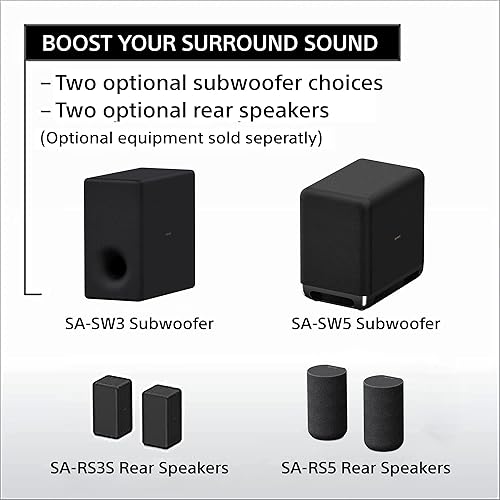 Sony HT-A3000 Dolby Atmos Soundbar SA-SW5 Wireless Subwoofer