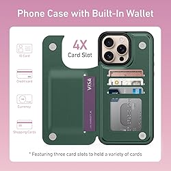 Goodon for iPhone 16 Pro Max Case Wallet - Flip