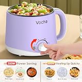 Vocha 1.6L Electric Hot Pot with Keep Warm Dual Power 250W/600W Purple view 2