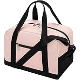 Apenze Small Gym Bag Carry On Bag - 12 in Mini Duffle Bag Lightweight for Overnight Travel(Pink)
