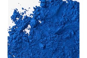 Rock N Soil Blue Pigment Powder, Matte Blue Iron Oxide Powder, Blue Concrete Pigment Powder, Blue Grout Colorant, Color Dye for Cement Clay Wood Stain Putty Epoxy Resin - 5 Oz, Blue