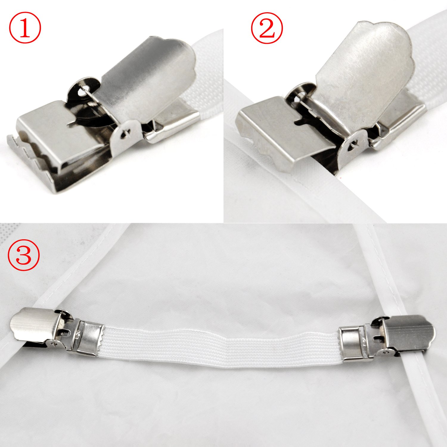 Clips Cover Board Ironing 4 X TRIXES Elastic Braces Fasteners Ironing