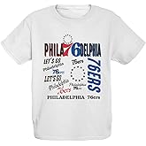 Blue 84 NBA Unisex Kids NBA Officially Licensed Youth T-Shirt White