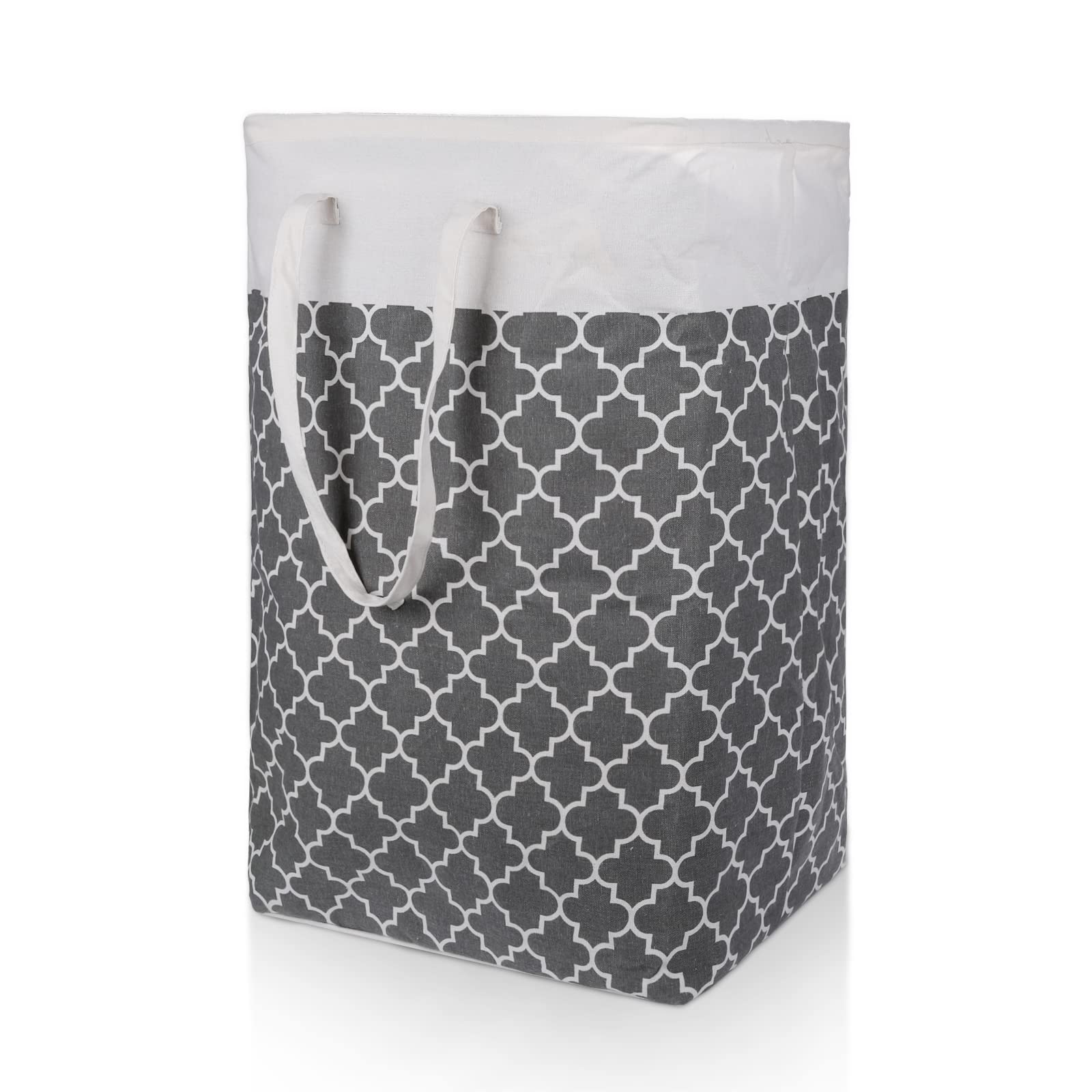 Allinside 70L Laundry Basket with Handle, Freestanding Foldable Laundry Hamper for Clothes or Toys Storage in Bedroom, Bathroom, Living Room