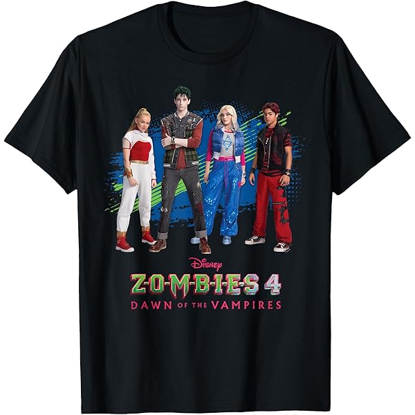 Amazon.com: Zombies 2 - Zed Willa Addison Trio T-Shirt : Clothing