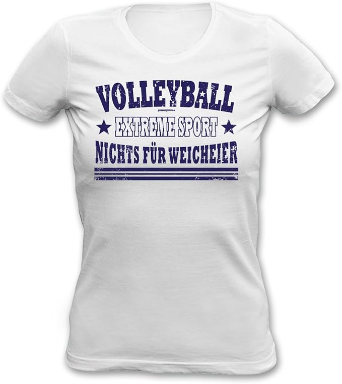 Girlie Shirt Volleyball Extreme Sport Girls TShirt Geburtstag Geschenk