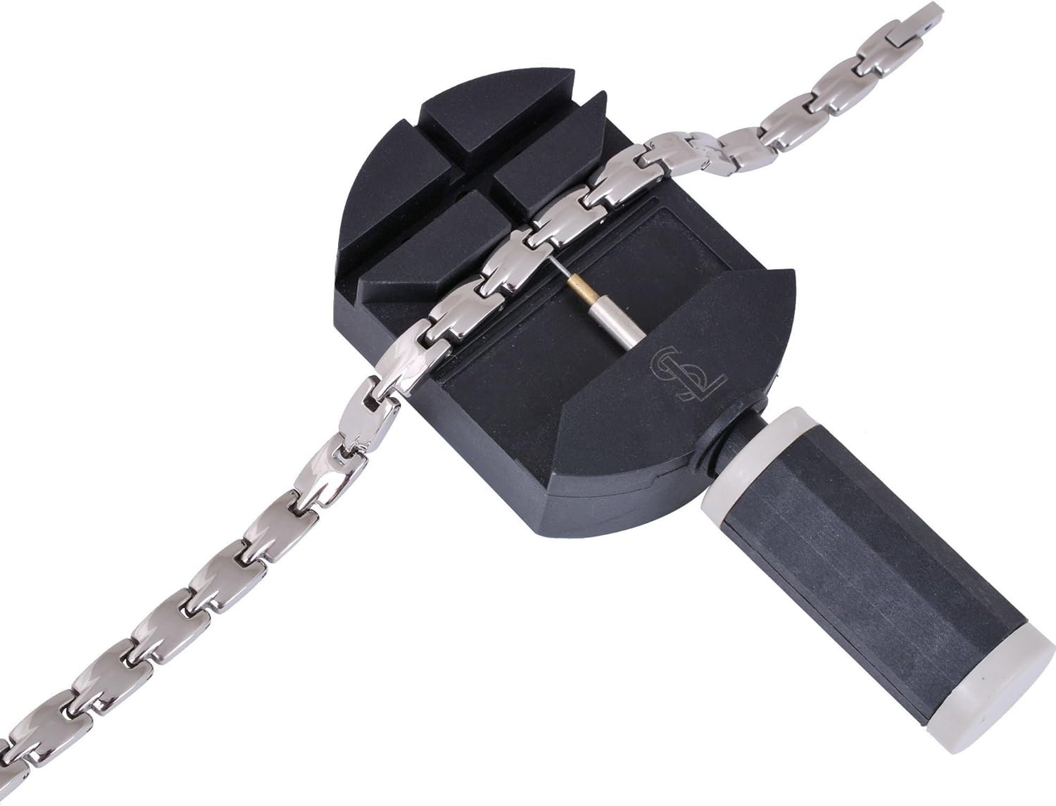 Elegant Titanium Magnetic Therapy Necklace Pain Relief for Neck Arthritis Migraine Headaches Shoulders and Back (Czech Stone Silver), Womens - Width: .25in: Health & Personal Care