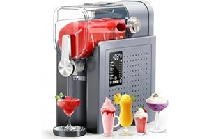 SYINTAO Slushie Machine for Home, Soft Serve Ice Cream Machine, 88oz Vessel Slushy Machine with 6 Preset Programs, Frozen Drink Maker for Slush, Margaritas, Smoothie, Frappés, and More (CoolGray)