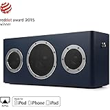 [Apple Airplay Certified]GGMM M4 Wireless Speaker for Music Streaming,Wi-Fi Bluetooth Indoor Outdoor Speaker, Built-in Battery,10-Hour Playtime,Powerful 40W Audio Driver,Enhanced Bass,Multi Room Play