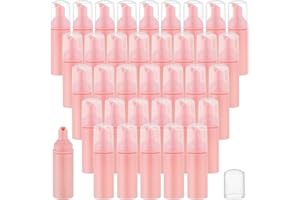 GliSun 36 pcs 2oz Empty Foam Soap Dispensers Bottle Lash Cleanser Bottles Refillable Cleaning for Shampoo Lotion Hand Sanitizer Cosmetics Castile BPA-Free