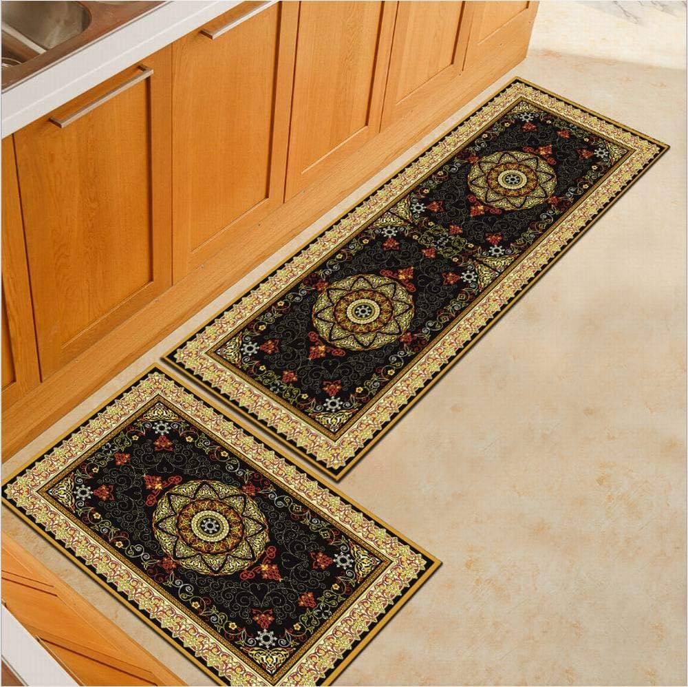 Kitchen Rugs Mats Set 2 Piece Restaurant Floor mat Rugs